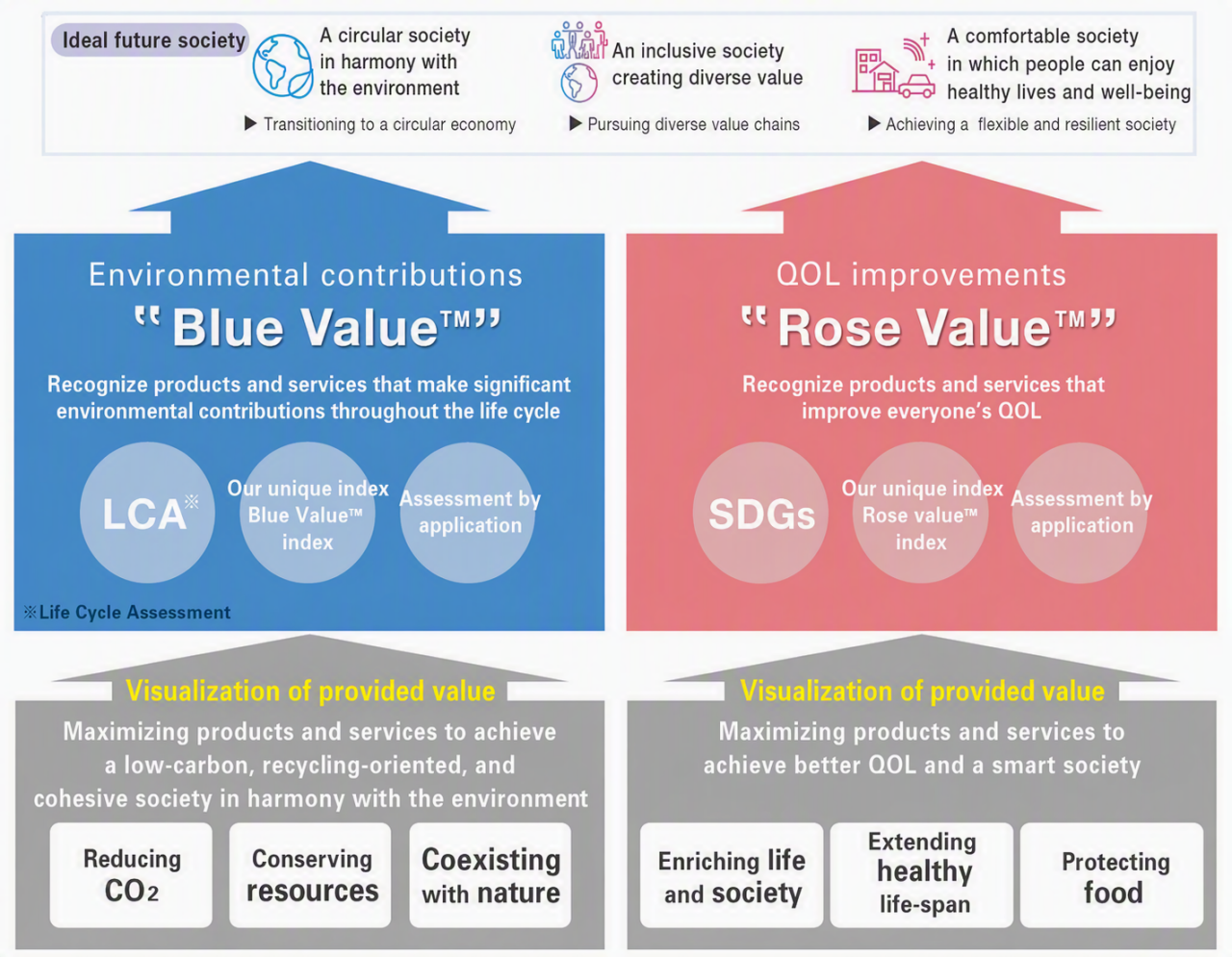 Visualizing Contributions to the Environment and Society